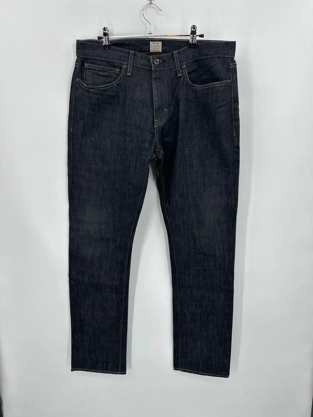 Vintage 100% Cotton J. Crew Black Jeans Made in Canada 33W 32L